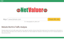 Tablet Screenshot of netvaluer.com